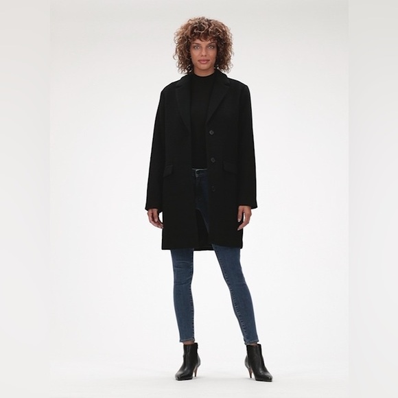 Gap Oversized Wool-Blend Cocoon Coat - Picture 3 of 5